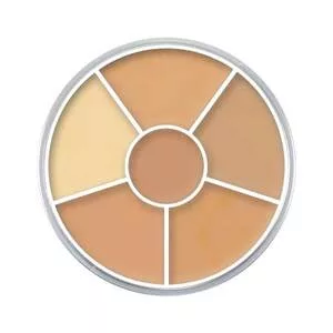 Kryolan, Dermacolor Camouflage Rainbow Set, paleta kamuflaży, 40g, odcień 01