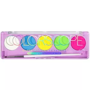J.Cat Beauty Colorscope water activating, paleta eyelinerów aktywowanych wodą, Bright, 5g