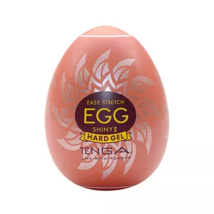 Tenga Easy Stretch Egg Shiny II Hard Gel jednorazowy masturbator w kształcie jajka