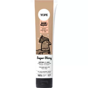 Yope Daily Heroes Super Shiny, odżywka do włosów z lnem do szorstkich i puszących się włosów, 170ml