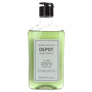 Depot No. 406, transparentny żel do golenia, 200ml