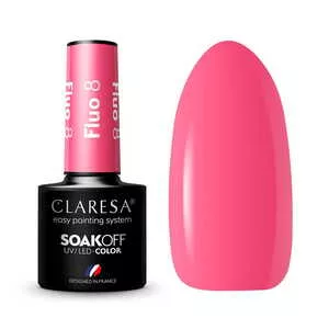 Claresa, Lakier hybrydowy, FLUO 8, 5g