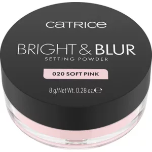 Catrice Bright&Blur Setting Powder, sypki puder rozjaśniający, 020 Soft Pink, 8g