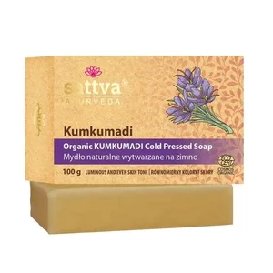 Sattva Organiczne mydło wytwarzane na zimno Kumkumadi 100g