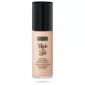 Pupa Made To Last, długotrwały podkład matujący, 30ml, 020 Light Beige
