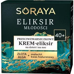 Soraya Eliksir Młodości, Przeciwzmarszczkowy krem 40+ dzień/noc, 50ml