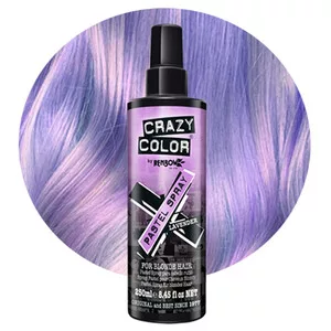 Crazy Color Pastel Spray, koloryzacja tymczasowa, spray koloryzujący Lavender, lawendowy, 250ml