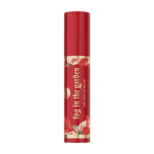 Bell x Fog in the Garden Velvet Lip Blur, płynna piankowa pomadka do ust, 03 Red velvet, 4,45g