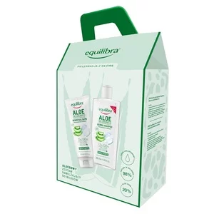 Equilibra Aloe zestaw szampon do włosów 250ml + odżywka do włosów 200ml