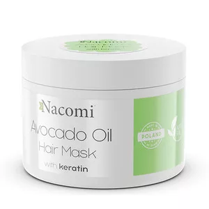 Nacomi, maska do włosów z olejem avocado i keratyną, 200ml