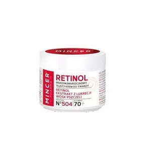 Mincer Pharma Retinol 70+ krem tłusty przeciwzmarszczkowy do twarzy 504 50ml