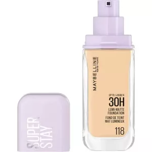 Maybelline New York Super Stay Tint 30H Lumi Matt, podkład do twarzy, 118 Inter, 30ml