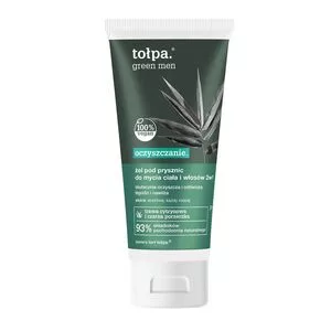 Tołpa Green, oczyszczający żel pod prysznic do mycia ciała i włosów 2w1, 200ml
