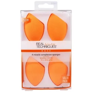 Real Techniques Miracle Complexion Sponges zestaw czterech gąbek do podkładu