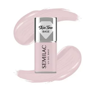 Semilac Skin Tone Cover Base, elastyczna baza hybrydowa 2w1, Ecru, 7ml