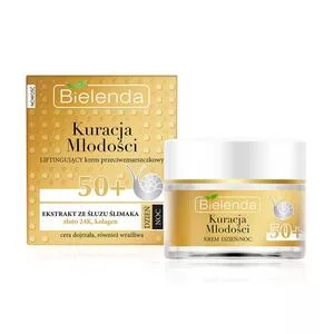 Bielenda Kuracja Młodości Liftingujący Krem Przeciwzmarszczkowy 50+ Dzień/ Noc, 50ml