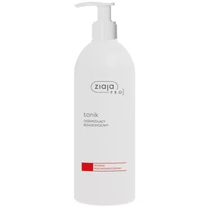 Ziaja PRO, Program przeciwzmarszczkowy, tonik odświeżający do twarzy, 500ml