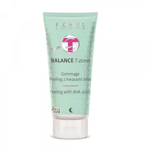 FlosLek Balance T-Zone Gommage peeling z kwasami AHA 125ml