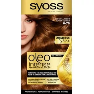 Syoss, Oleo Intense farba do włosów trwale koloryzująca z olejkami 6-76 Złocista Miedź
