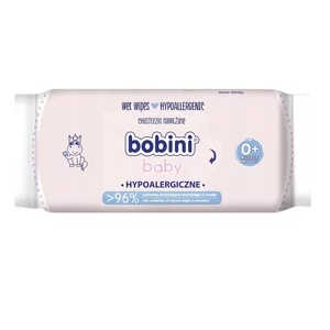 Bobini Baby hypoalergiczne chusteczki nawilżane dla dzieci i niemowląt 60szt