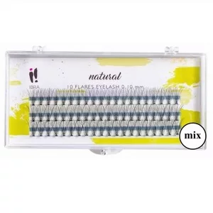Ibra Kępki sztucznych rzęs Natural Knot-Free 0.10 C-Mix