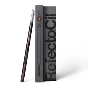 Refectocil Full Brow Liner, wodoodporna kredka do brwi z szczoteczką, 03 ciemny brąz