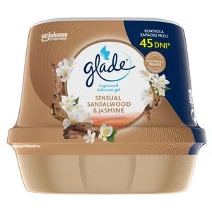 Glade zapachowy żel do łazienki - Sensual Sandalwood & Jasmine, drzewo sandałowe i jaśmin, 180g