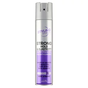 Joanna Styling Effect Very Strong Lakier do włosów z keratyną 250 ml