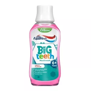 Aquafresh Big Teeth płyn do płukania jamy ustnej dla dzieci 6+ 300ml