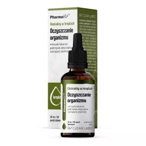 Pharmovit Ekstrakty w kroplach Oczyszczanie organizmu suplement diety w kroplach 30ml