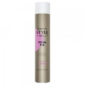 Inebrya Style-In Total Fix, lakier do włosów, ekstra mocny, 750ml