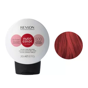 Revlon Nutri Color Filters, maska koloryzująca bez amoniaku, purpurowy czerwony, 240ml