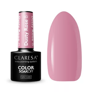 Claresa, Lakier hybrydowy, DUSTY ROSE 8, 5g