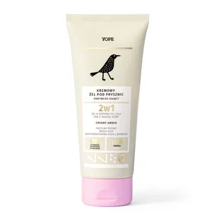 Yope Creamy Amber, kremowy żel pod prysznic, odżywczo-kojący, 200ml