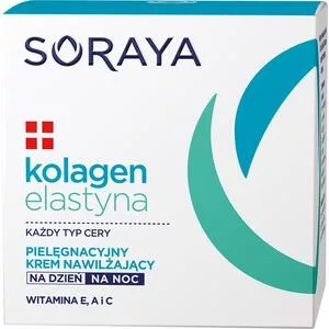 Soraya Kolagen+Elastyna, Pielęgnacyjny krem nawilżający, 50ml