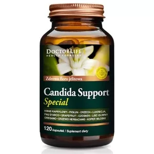 Doctor Life Candida Support Special zdrowa flora jelitowa suplement diety 120 kapsułek