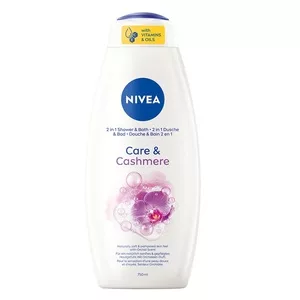 Nivea Care & Cashmere żel pod prysznic i płyn do kąpieli 2w1 750ml
