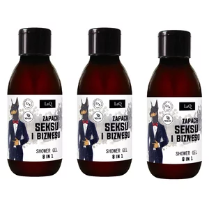 LaQ, Doberman, zestaw żeli pod prysznic 8w1, 100ml x3