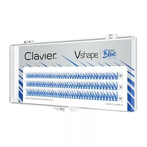 Clavier Vshape Colour Edition kępki rzęs Blue Mix
