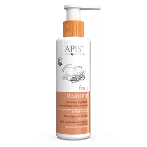 Apis Fruit Cleansing, jogurt do demakijażu i mycia twarzy, owocowy, 150ml