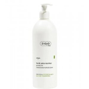 Ziaja PRO, Program oczyszczający, tonik sebo-kontrol przeciw niedoskonałościom, 500ml