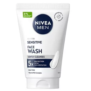 Nivea Men Sensitive delikatny żel oczyszczający do twarzy 100ml