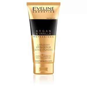 Eveline Argan&Vanilia, professional luksusowy krem-serum do rąk i paznokci, 100ml