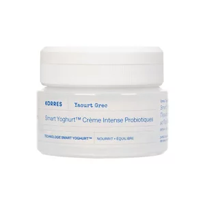 Korres Greek Yoghurt, intensywnie odżywczy krem do twarzy z technologią smart, 40ml