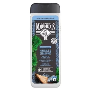 Le Petit Marseillais Żel pod prysznic 4w1 Minerały & Drzewo Cedrowe 400ml