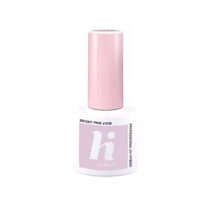 hi hybrid, lakier hybrydowy, 5ml, #208 Bright Pink