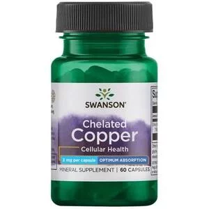 Swanson Albion Chelat Miedzi 2mg 60 kaps