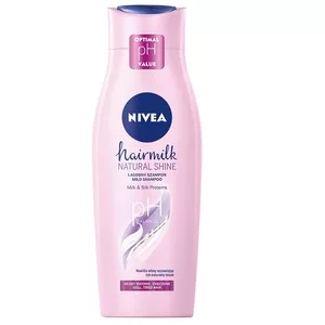 Nivea Hairmilk Natural Shine łagodny szampon pielęgnujący do włosów matowych 400ml