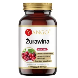 Yango Żurawina 50% PAC suplement diety 60 kapsułek