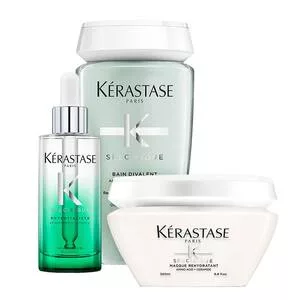 Kerastase Specifique, zestaw odświeżający, szampon + maska + serum, 250ml + 200ml + 90ml